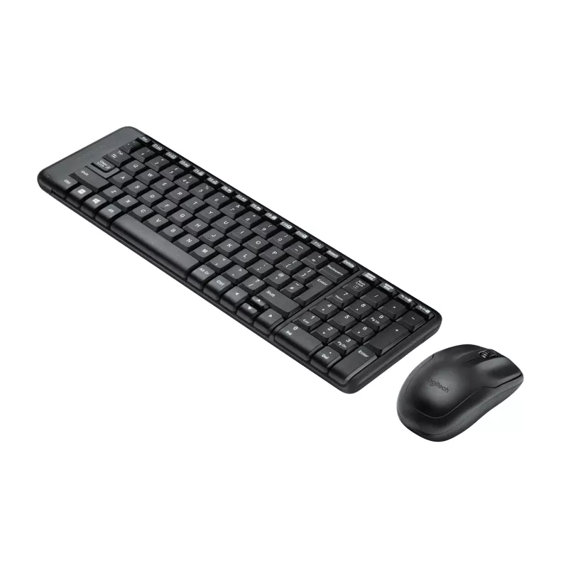 Wireless Combo MK220, wireless, RF Wireless, QWERTZ, nero, mouse