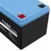 Batteria ricaricabile Qoltec LiFePO4 litio ferro fosfato 12,8 V 12 Ah 153,6 Wh con BMS