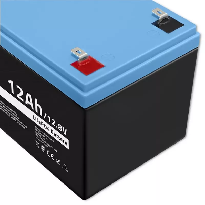 Batteria ricaricabile Qoltec LiFePO4 litio ferro fosfato 12,8 V 12 Ah 153,6 Wh con BMS