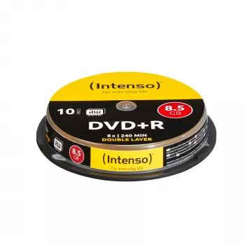 Intenso - 10 x DVD+R DL - 8,5 GB 8x - Spindel - supporto di memoria (4311142)