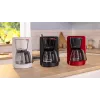 Macchina per caffè filtro Bosch TKA2M113, serbatoio acqua 1,25 l, 15 tazze, nero