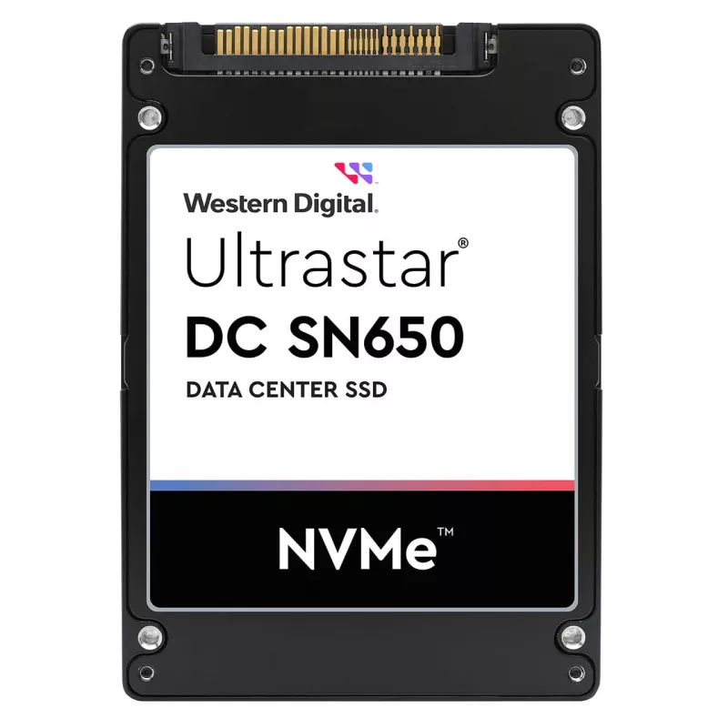 Unità SSD WESTERN DIGITAL Ultrastar DC SN650 7680 GB U.3 PCIe TLC ISE