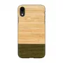 Custodia per smartphone man and wood per iPhone XR — foresta di bambù nero