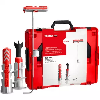 Set di tasselli Fischer L-BOXX 833 pezzi