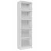 Libreria per ufficio Topeshop R50 BIEL 5 ripiani bianco