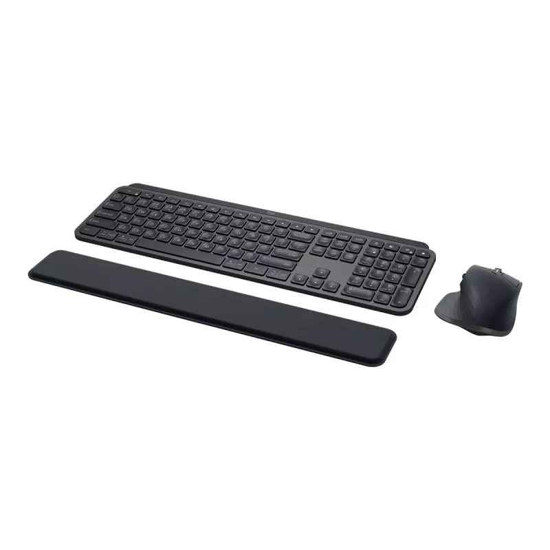 Logitech MX Keys combo for Business Gen 2 tastiera mouse inclusi ufficio RF Wireless + Bluetooth AZERTY francese grafite