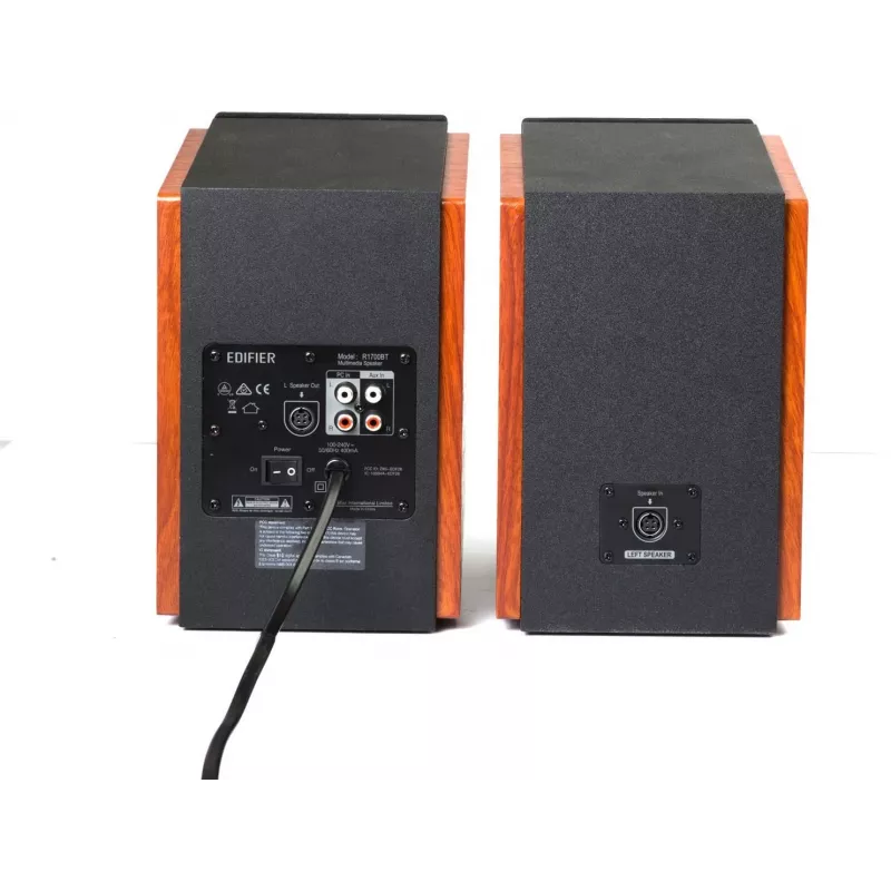 Edifier R1700BTS - diffusori - diffusori da scaffale - wireless - Bluetooth - 66 Watt (totali) (R1700BTS WOOD)