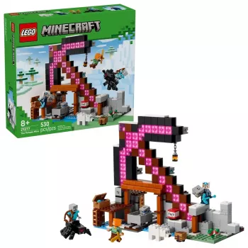 Giocattolo da costruzione LEGO Minecraft La miniera con piccone set 21277 – 530 pezzi, 3 minifigure, età 8+