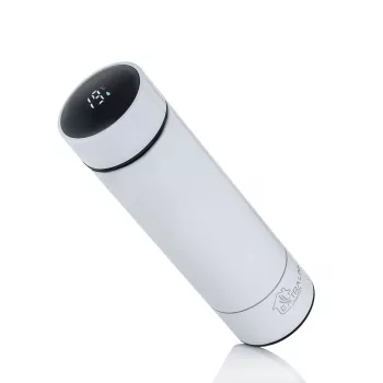 Extralink Smart Travel Mug bianco, tazza termica con indicatore di temperatura