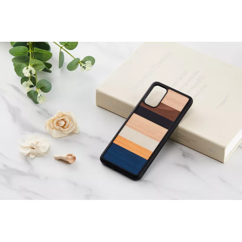 Custodia per cellulare man and wood Galaxy S20+ nero – cover posteriore protettiva per Samsung Galaxy S20+