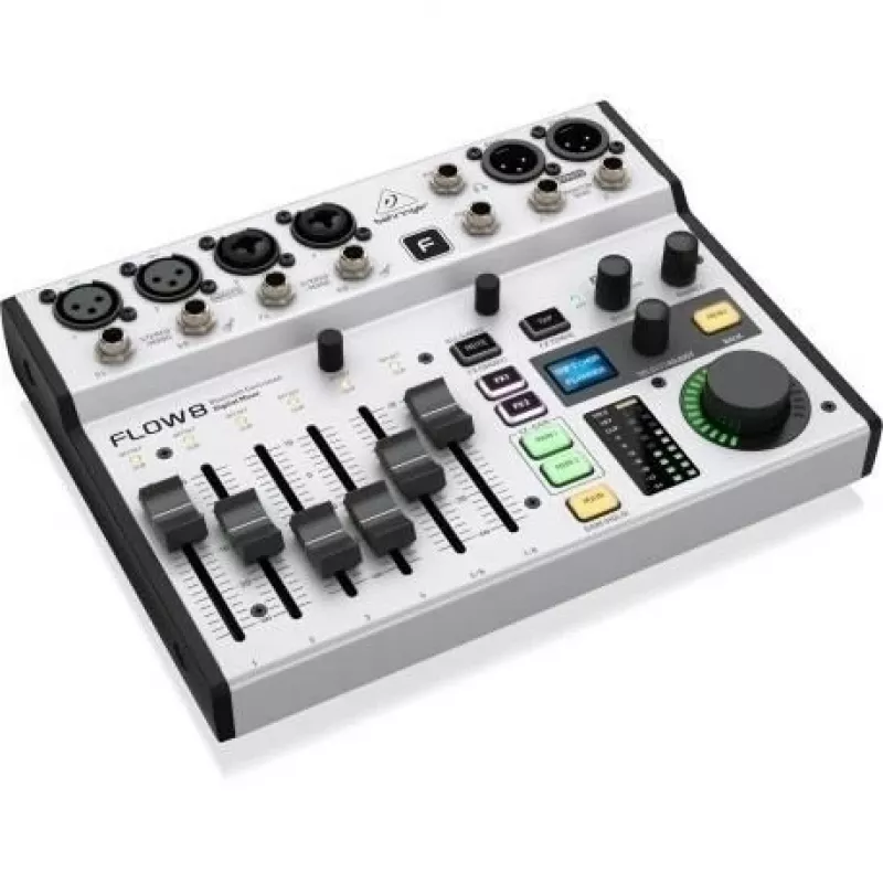 Mixer digitale Behringer FLOW 8 — mixer audio interface USB a 8 canali
