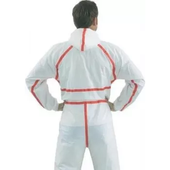 3M GT500074908 tuta protettiva modello 4565 taglia=L bianco, rosso (GT500074908)
