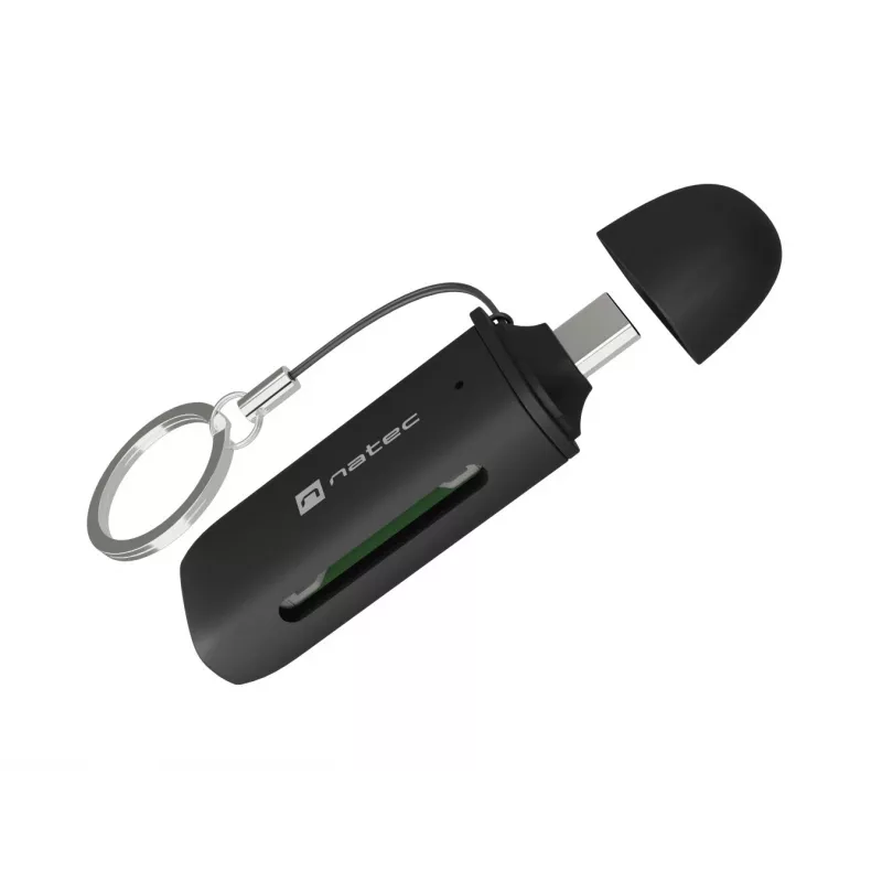 Lettore di schede NATEC SCARAB C SD/Micro SD USB 3.2 Gen 1 nero (NCZ-2365)