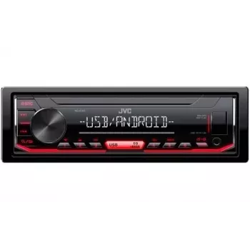Ricevitore multimediale digitale per auto JVC KD-X162 1 DIN, 200 W, DAC 24-bit, FLAC/MP3/WAV/WMA, USB frontale Type-A, 3,5 mm, LCD 2 righe, nero