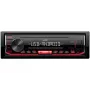 Ricevitore multimediale digitale per auto JVC KD-X162 1 DIN, 200 W, DAC 24-bit, FLAC/MP3/WAV/WMA, USB frontale Type-A, 3,5 mm, LCD 2 righe, nero