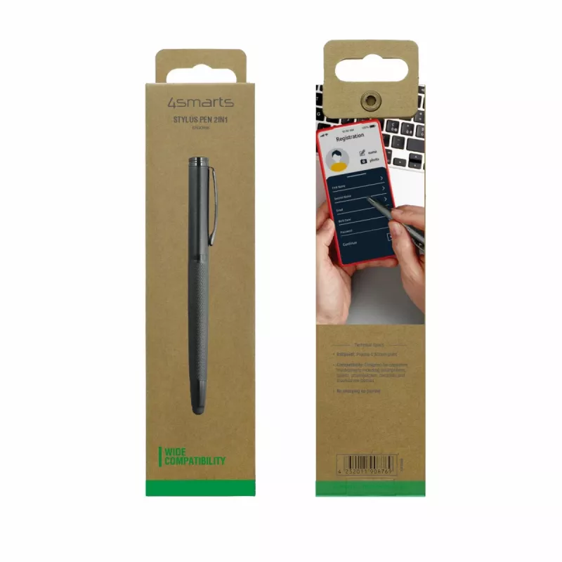 4smarts 2-in-1 ErgoRib stilo universale, nero
