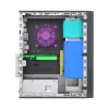 Akyga AK-302-01BL case per PC SFF, Micro-ATX / Mini-ITX, USB-C + 2x USB 3.0 + USB 2.0, senza alimentatore, nero