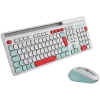 CANYON HSET-W5 EN tastiera+mouse AAA+AA wireless bianco