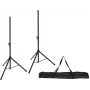 Set supporti per altoparlanti Omnitronic M-3 (2x) con borsa – supporti portatili per altoparlanti per PA e monitoraggio