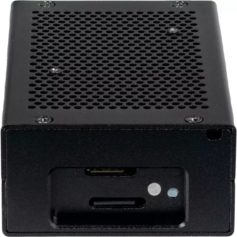 Joy-IT RB-AlucaseP5-01B case per SBC Raspberry Pi alluminio nero (RB-AlucaseP5-01B)