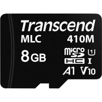 Transcend 410M scheda di memoria flash 8 GB A1 Video Class V10 UHS-I U1 Class10 microSDHC UHS-I