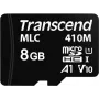 Transcend 410M scheda di memoria flash 8 GB A1 Video Class V10 UHS-I U1 Class10 microSDHC UHS-I