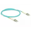 DELOCK cavo in fibra ottica LC a LC multimodale OM3 2 m