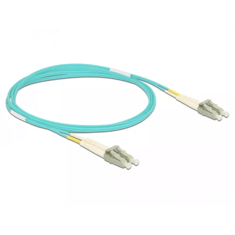 DELOCK cavo in fibra ottica LC a LC multimodale OM3 2 m