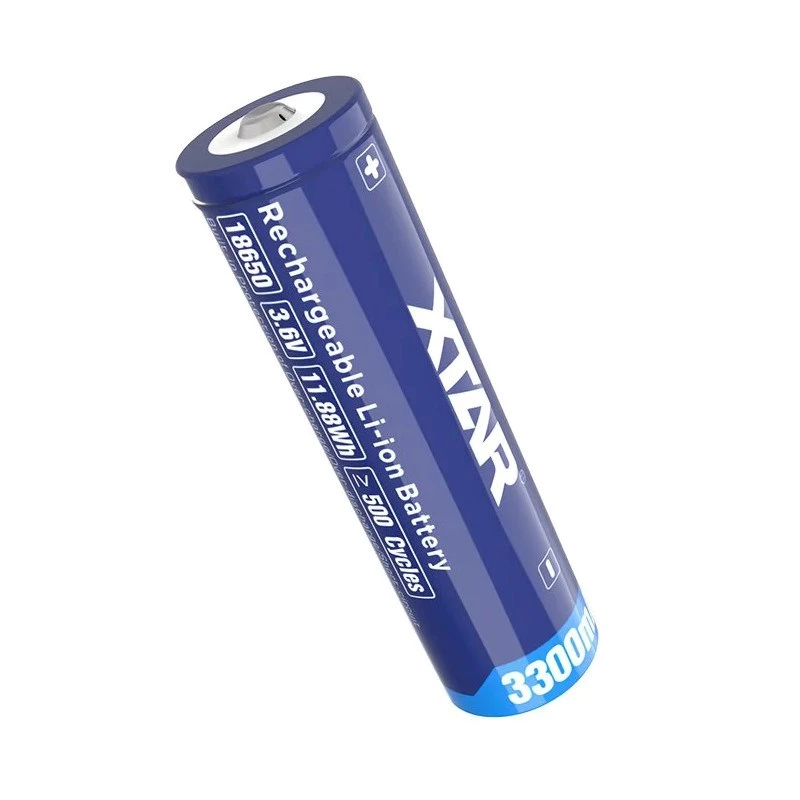 Batteria 18650 3,6V Li-ion 3300 mAh con protezione