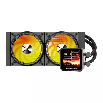 Dissipatore a liquido per CPU Darkflash DE240 (nero) — radiatore da 240 mm, raffreddamento a liquido AIO