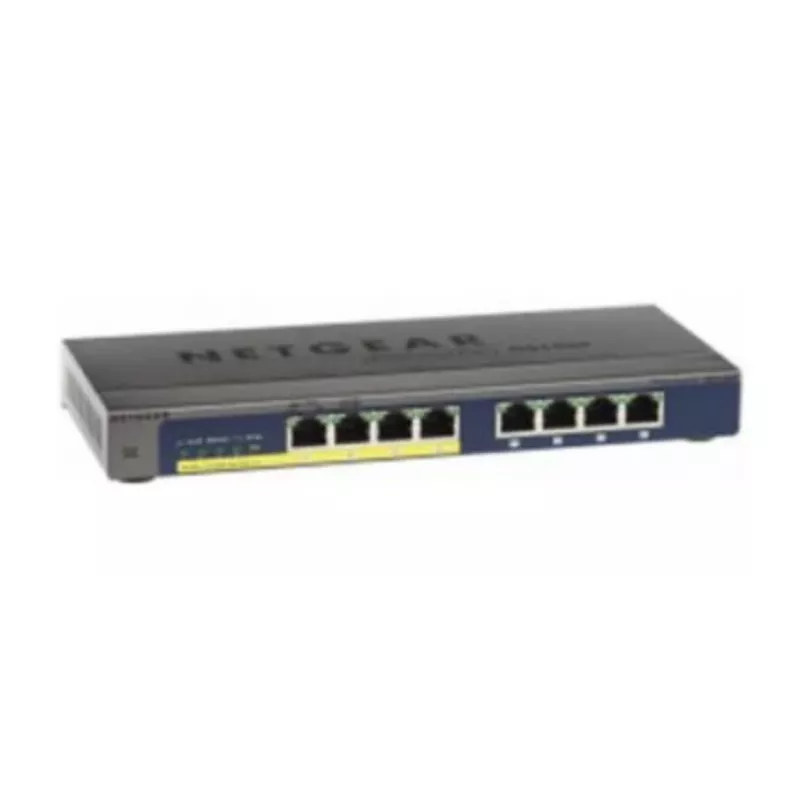 NETGEAR GS108PP switch non gestito Gigabit Ethernet (10/100/1000) Power over Ethernet (PoE) nero