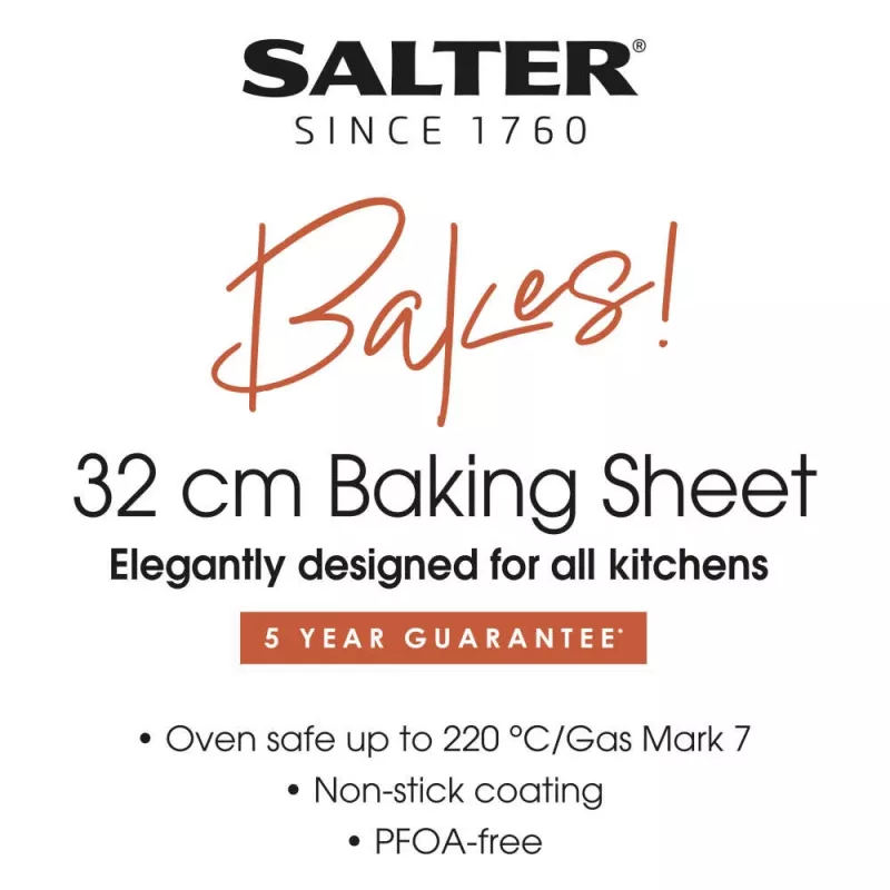 Teglia Salter BW12560EU7 32 cm antiaderente in acciaio al carbonio