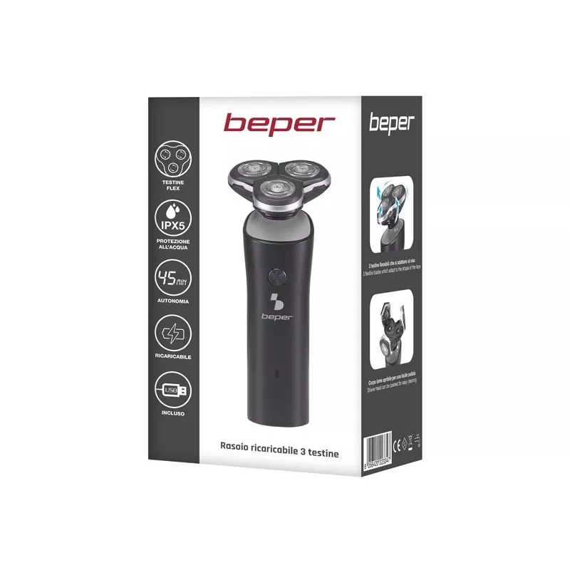 Griglia elettrica Beper P304BAR003 2000W con rivestimento antiaderente