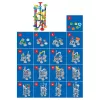 Set di costruzione pista a biglie Ascato modello 117607 — 78 pezzi, pista modulare per biglie