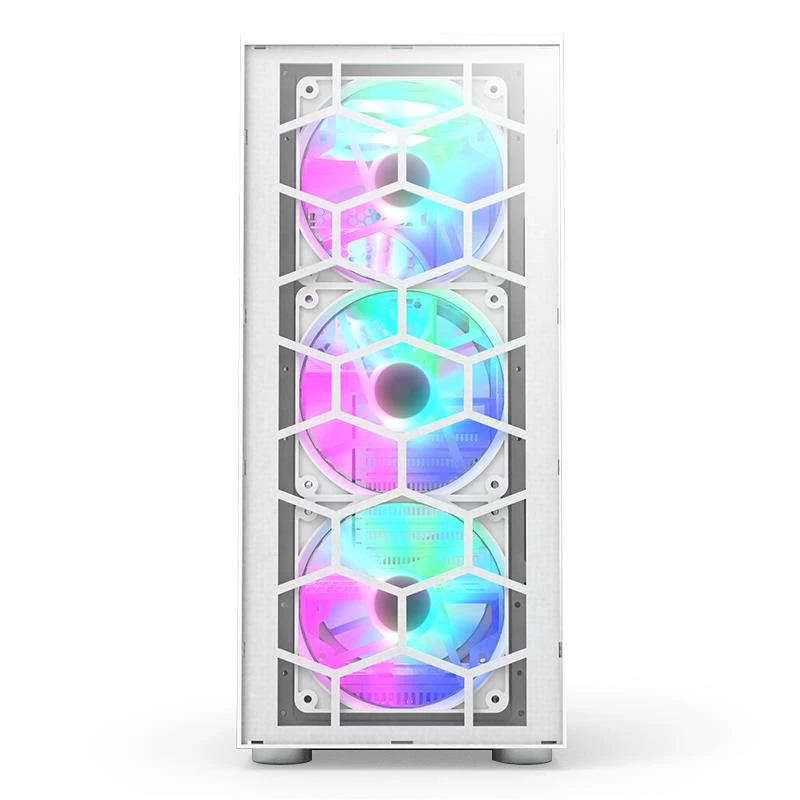 Case PC Montech X3 GLASS mid-tower bianco