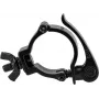 Morsetto EUROLITE Clamp TPC-10QCB nero per truss e luci, gancio di sicurezza in metallo