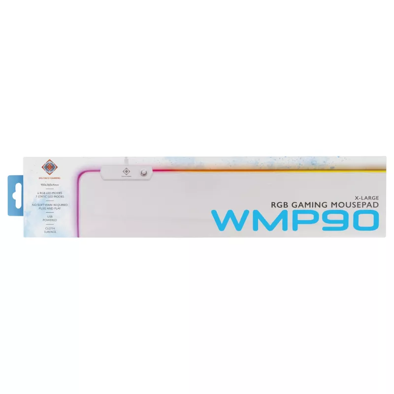 Tappetino per mouse Deltaco GAM-079-W