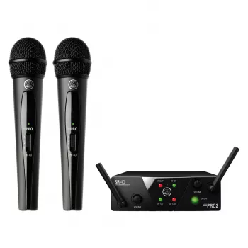 Set microfono wireless AKG WMS40 Mini2 Vocal