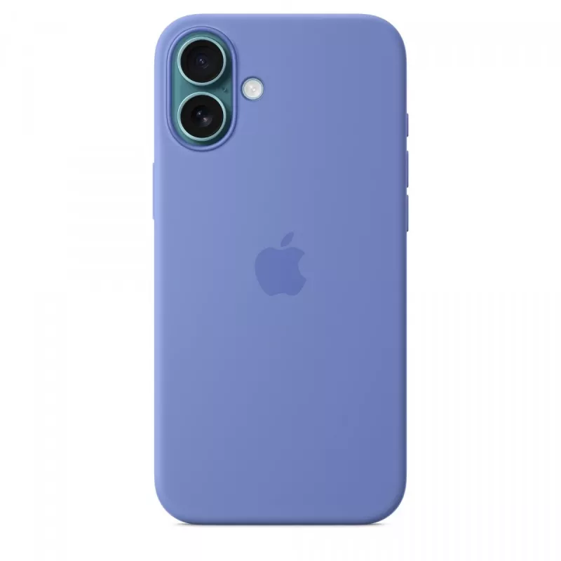iPhone 16 Plus custodia in silicone compatibile MagSafe - pervinca
