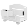 Supporto per CPU MACLEAN MC-116W, design regolabile in altezza e orientabile per il montaggio sottoscrivania