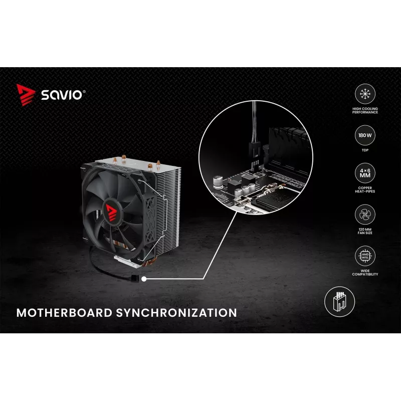 SAVIO VORTEX X2 Dissipatore per CPU
