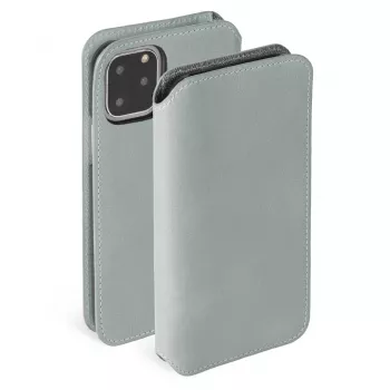 Custodia per cellulare Krusell Sunne per Apple iPhone 11 Pro — grigio vintage, custodia folio con porta carte