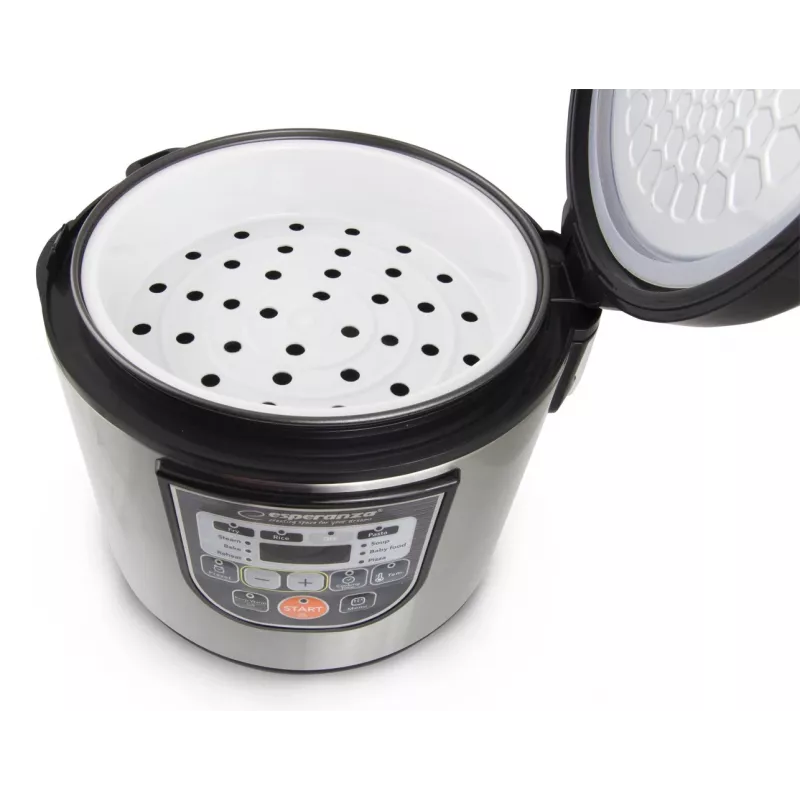 Multicooker ESPERANZA EKG011, capacità 5 L, 860 W, nero/acciaio inox