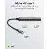 Hub USB Goobay Slim a 4 porte, USB-C™ a USB-A, USB 3.2 (74457)
