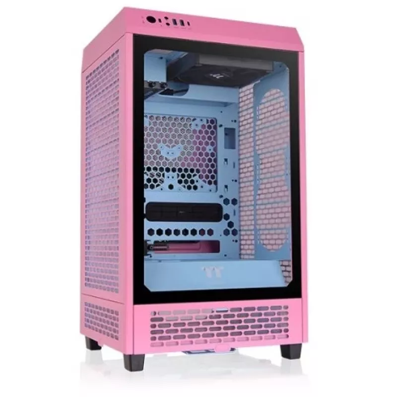 Case per PC Thermaltake Tower 200 Mini Tower Rosa