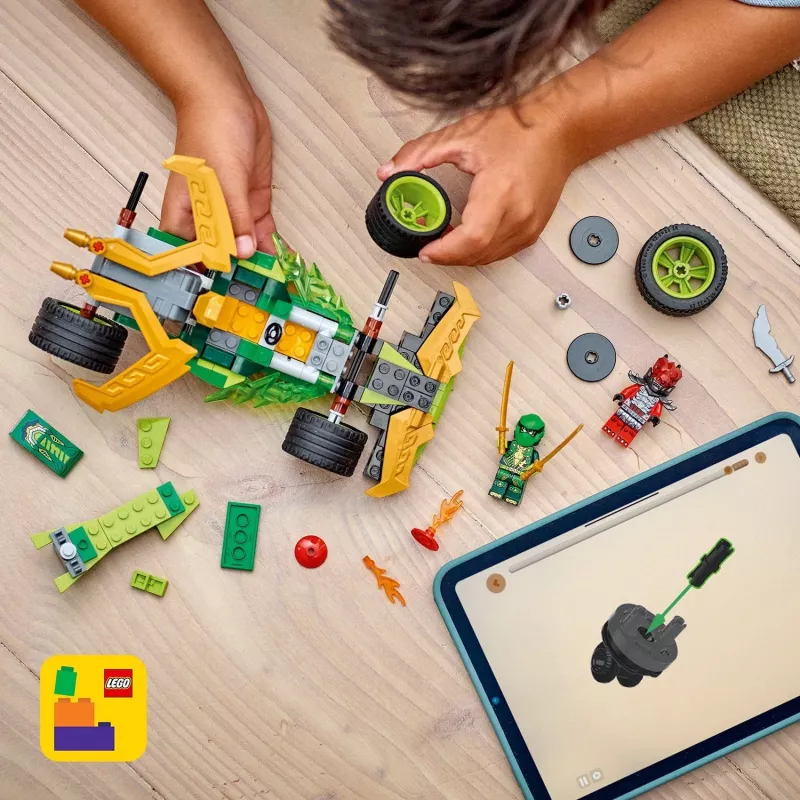 LEGO Set da costruzione NINJAGO Lloyds Action Speedster 71828, 181 pezzi, 2 minifigure, età 7+