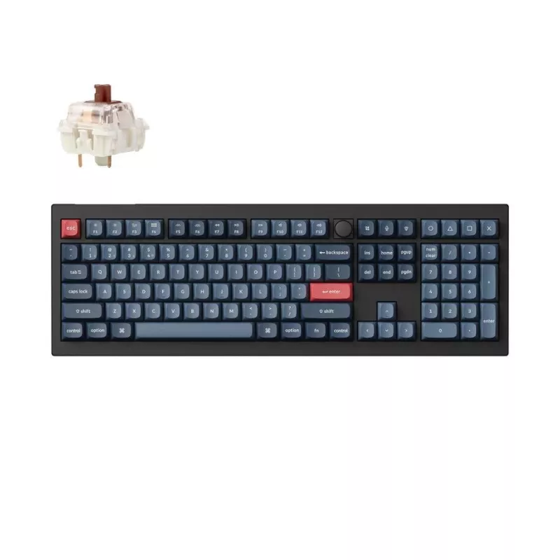 Tastiera wireless V6 MAX/Carbon nero V6M-D3 Keychron
