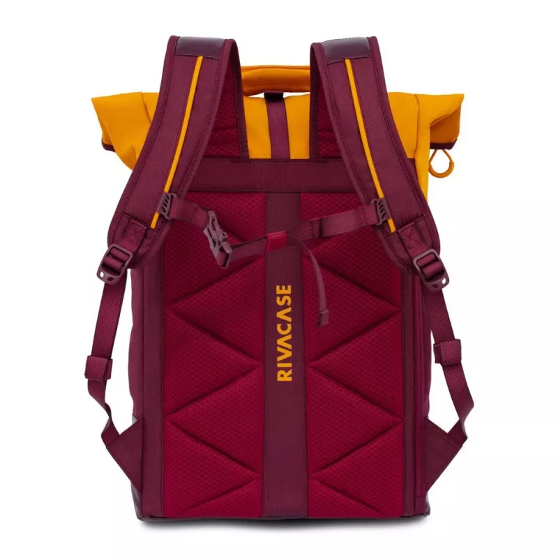 Rivacase Dijon 39,6 cm (15.6) zaino arancione, rosso