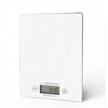 Esperanza EKS002W bilancia da cucina bianca Bilancia da tavolo rettangolare Bilancia da cucina elettronica