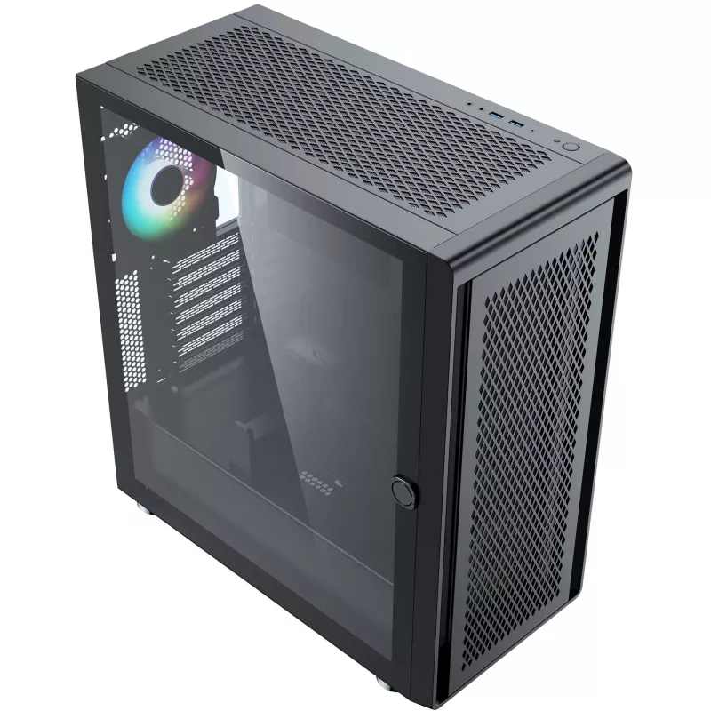 Case PC Silentware Air 100 nero — case mid-tower compatibile ATX, nero